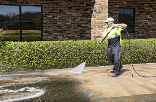 commercial concrete cleaning in elizabeth